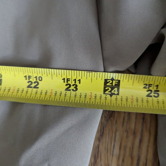 Men's Bill Blass Khaki Trench Coat w/ Wool Lining Size XL - Picture 9 of 11